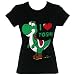 Nintendo Super Mario World I Love Yoshi Juniors T-Shirt Image