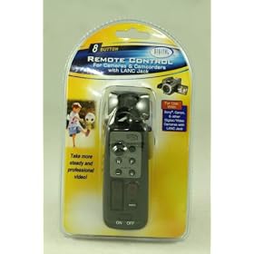 8 Function LANC Remote Control for Sony HDR-HC1 HDR-FX1 FX5 VX2000 VX2100 VX2200 PD150 PD170 HDR-UX1 HC5 UX7 SR7 GVD-1000 GHV-D700 HDR-FX1000 HDR-FX7 HC7 DRC-PC1000 RM-1BP RM1BP