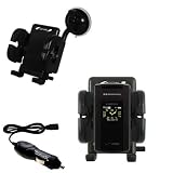 Samsung Flipshot Flexible Auto Windshield Holder with Car Charger - Uses Gomadic TipExchange