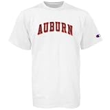 Champion Auburn Tigers White Arched Logo T-shirt
