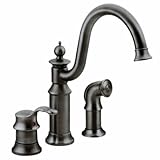 Moen S711ORB Waterhill One-Handle High Arc Kitchen Faucet, Oil Rubbed Bronze by Moen