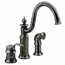 Hot Sale Moen S711ORB Waterhill One-Handle High Arc Kitchen Faucet, Oil Rubbed Bronze