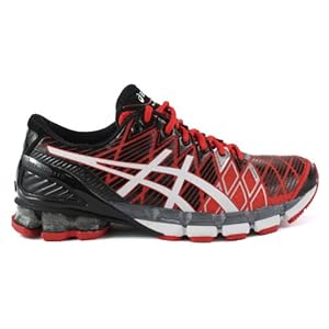Asics GEL-Kinsei 5 Running Shoe - Red/White/Black (Mens) - 11.5
