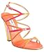 Jimmy Choo hot pink strappy leather 'Poppy' sandals