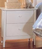 Cambridge 2 Drawer Nightstand w/Wood Knobs Espresso