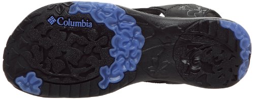 Columbia Avo III, Sandales cuir randonnée femme - Noir, 41 1/3 EU