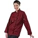 Uncommon Threads Black Button Poly/Cotton Chef Coat