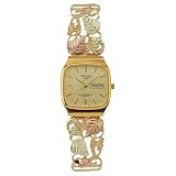 Mens Day and Date Display 10K Gold Watch