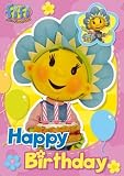 Fifi & the Flowertots Birthday Card & Badge 5x7"