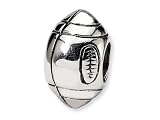 Reflections(tm) Sterling Silver Football Bead / Charm