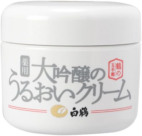 Moisturizing cream 90g of treasure box medicinal Daiginjo of Hakutsuru crane