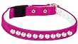 Pet Supply Imports - Pink Velveteen Jeweled Break Away Cat Collars Siz 10