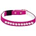Pet Supply Imports Velveteen Jeweled Break Away Cat Collar, Pink, 12-Inch