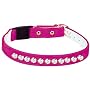 Pet Supply Imports - Pink Velveteen Jeweled Break Away Cat Collars Siz 10