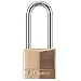 Master Lock 140DLH Solid Brass Keyed Different Padlock with 1-9/16-Inch Wide Body, 2-Inch Shackle