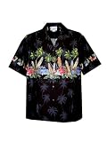 Boys Old Time Woodie Surfboard Matched Front Chest Band Hawaiian Aloha Poplin Cotton Shirt