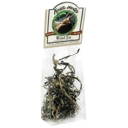 FungusAmongUs Wildcraft Dried Mushrooms, Woodear, 1-Ounce Units (Pack of 4)