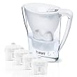 BWT Tischwasserfilter 2.7 Liter inkl. 4 Kartuschen, wei�
