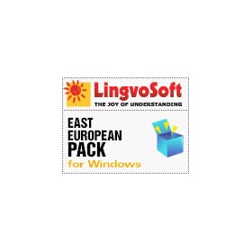 LingvoSoft Eastern European translation software pack for Windows (Albanian, Bosnian, Bulgarian, Croatian, Czech, Estonian, French, German, Hungarian, Latvian, Lithuanian, Polish, Romanian, Romanian, Russian, Serbian, Slovak, Turkish, Ukrainian)