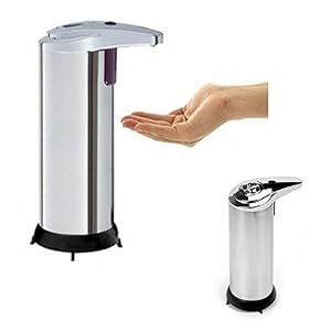 Lemonbest® Stainless Steel Automatic Soap Dispenser, Touchless Automatic Sensor Pump 280ml