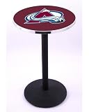Colorado Avalanche Pub Table w/ Round Base
