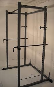Power Rack NEW Squat Deadlift HD Lift Cage Bench Racks Chrome Safety
