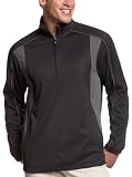 Greg Norman Men's Textured Color Block Weatherknit Long Sleeve Jacket
