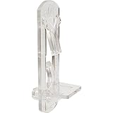 Prime-Line Products U 9398  1/4-Inch Self-Locking  Shelf Support Peg with 3/4-Inch Shelf, Clear,(Pack of 6)
