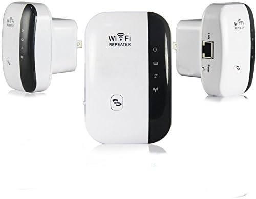 NINISEI Wifi Router/Repeater 300M Range Extender Wireless Dual Band Network Amplifier AP Router Signal Booster Wireless-N 2.4GHz IEEE802.11N/G/B with Integrated Antennas RJ45 Port WPS Protection.