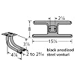H-Shaped Twin Cast Iron Burner L-Shaped Venturi