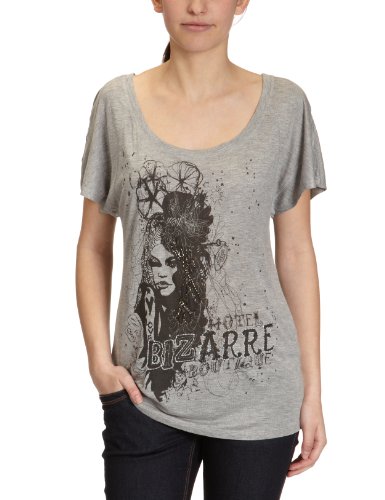 ONLY Damen T-Shirt 15061570 Gr. 34 Mehrfarbig (Light Grey Mela/Girl) Preisvergleich
