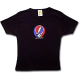 Grateful Dead "Steal Your Face" Junior Women's Baby doll Short Sleeve T-Shirt