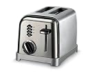 Cuisinart CPT-160BCH Metal Classic 2-Slice Toaster, Black Chrome
