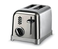 Cuisinart CPT-160BCH Metal Classic 2-Slice Toaster, Black Chrome