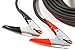 Forney 52871 Twin Cable Battery Jumper Cables, Heavy Duty Number 4, 16-Feet