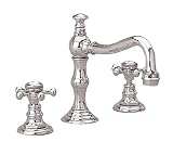 CLASSIC VICTORIAN WIDESPREAD LAVATORY FAUCET NICKEL FINISH - JT-9 BRAND NEW!