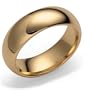 18k Yellow Gold 7mm Comfort Fit Plain Band