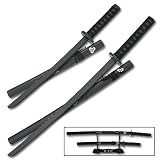 2-Piece Samurai Warrior Wood Sword Set