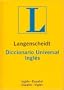 Langenscheidt Diccionario Universal Ingles-Espanol Espanol-Ingles = Langenscheidt's Universal Dictionary English-Spanish Spanish-English (Spanish Edition)