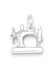 Sterling Silver Sewing Machine Charm