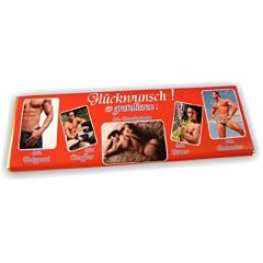 Schokolade XXL "es gratulieren" - sexy M�nnermotive , 300 g Tafel