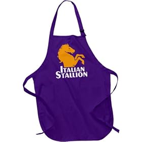 Italian Stallion Bib Apron, Purple