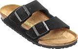  : Birkenstock Arizona Two Strap Sandal,Black Suede,35 Narrow EU