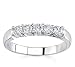 Jewelry : Platinum Five-Stone Diamond Band (G/VS2, 1/2 ct. tw.)