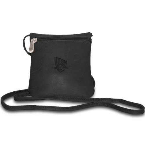 NBA New Jersey Nets Pangea Black Leather Women's Mini Handbag