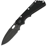 Buck 889BK Black SBMF TM Military Folder, Liner Lock Folding Knife by Buck Knives