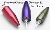 Bullet Weight FRP38-TRD PermaColor Screw-In Weight -- Transparent Red 3/8 Oz. 3-Pack