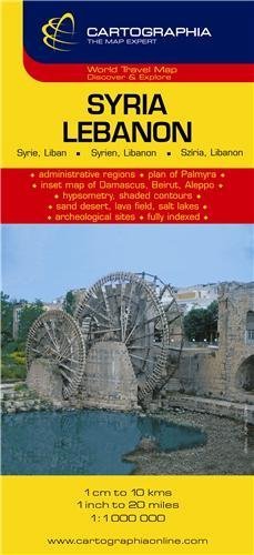 Syria, Lebanon = Syrie, Liban = Syrien, Libanon = Sziria, Libanon (Country Map) by Cartographia (2011-01-01)