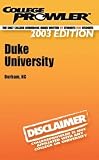 College Prowler Duke University (Collegeprowler Guidebooks)