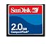 SanDisk SDCFB-2048-A10 2GB CF Type 1 Card (Retail Package)